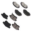 Brake Pad Sets 8pcs For Acura Tsx 2009-2010 For Honda Accord 2008-2011 D787 D1451 