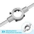 45mm X 18mm Die Stock Handle Wrench For Metric M16-m20 Od Rounds Threading Die Adjustable Holder Tapping Hand Tool Thread