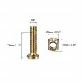 Uxcell M6 X 30mm Furniture Bolts Nut Set Hex Socket Screw With Barrel Nuts Phillips-slotted Zinc Plated 20 Sets