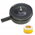 Ldexin 1 2 Pt Air Compressor Silencer Filter 20mm 0 8 Thread Metal Intake Sound Muffler 