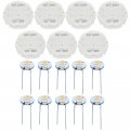 7pcs X25 589 Stepper Motor Speedometer Guage Cluster Repair Kit With 10pcs 4 7mm Mini Bulbs Purple