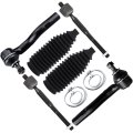 6 Piece Tie Rod End And Rack Boot Kit For Lexus Gs300 1998 2005 Gs400 2000 Gs430 2001 Fits Ev80600 Es80584 Es80585 4550339155 