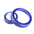 2pcs Mode Switch Knob Cover Prnd Aluminum Alloy For Ford Explorer 2020-2022 Car Interior Decoration Trims Blue 