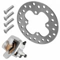 Caltric Brake Caliper Right Front With Disc And Studs Compatible Honda Rancher Trx420tm 2014-2022