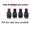 Yuwaton Compatible With Mercedes Benz Bling Accessories Car Key Cover Fob Case Chain Replacement For Women S Diamonds Crystal