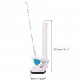 Uxcell Toilet Flush Valves 310mm 12 2 Length One Piece Push Button Bottom Inlet Fill Valve With Flapper And Chain Replacement