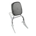 Backrest Detachable Sissy Bar W Luggage Rack For Kawasaki Vulcan Vn 400 800 1995-2012 