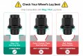 Stancemagic 20 Black Mag Style Lug Nuts With Washer 12mm X 5 12x1 Threads 1 Length 21mm 13 16 Hex Compatible 5-lug Lexus Scion