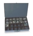 Zinc Plated Finish Steel Nylon Insert Hex Lock Nut Assortment 172 Pcs 