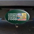 Garfield Lasagna The Perfect Food Oval Tow Trailer Hitch Cover Plug Insert