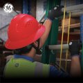 Ansi Z89 1 2014 Osha Approved Safety Hard Hat Full Brim Vented Red Helmet With 4 Point Ratchet Suspension Impact Resistant For