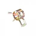 Uxcell 13mm 17 32inch Spring Band Type Action Fuel Silicone Vacuum Hose Pipe Clamp Low Pressure Air Clip 100pcs