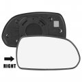 X Autohaux Car Rearview Mirror Glass With Backing Plate Right Side Passenger For Hyundai Elantra