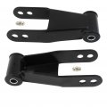 2 Adjustable Lowering Shackles Fit For 1999-2018 Gmc Sierra 1500 5 3l 2009-2018 Ch-evrolet Silverado 6 2l Gm88sha