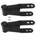 2 Adjustable Lowering Shackles Fit For 1999-2018 Gmc Sierra 1500 5 3l 2009-2018 Ch-evrolet Silverado 6 2l Gm88sha