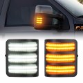 Suparee Led Switchback Side Mirror Marker Running Turn Signal Light For 2008-2016 F250 F350 F450 F550 Super Duty And 