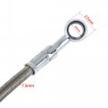 Uxcell Universal 150cm Stainless Steel Clutch Hydraulic Oil Hose Line For Motorcycle