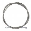 Uxcell Universal 150cm Stainless Steel Clutch Hydraulic Oil Hose Line For Motorcycle