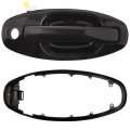 Boxi Front Right Passenger Side Exterior Outside Door Handle Replacement For Hyundai Santa Fe 2001 2002 2003 2004 2005 2006 