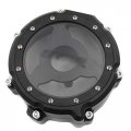 Hongk- Engine Stator Cover See Through Compatible With Kawasaki Zx14r Zzr1400 2006-2013 Black Left Side B01c0swzfm