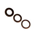 Oil Drain Plug Gasket Assortment Copper Replacement For 8-94158-328-0 Set Of 3 Standard Style Black Finish 