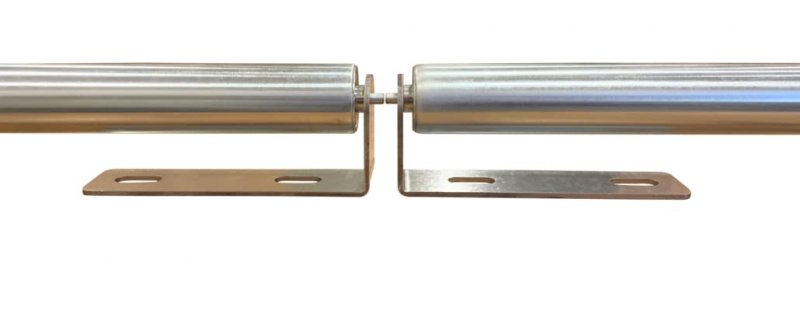 2-pack 22a Roller With Bracket Set Galvanized Steel 1 5a Diameter