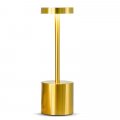 Cordless Table Lamps Golden Wireless Led Light With 3 Color Stepless Dimming By Touch Chic Indoor And Outdoor Lamp Stylish 