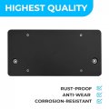 Rear Bumper License Plate Bracket For Audi Q7 2010-2023 Holder Set W 8 Unique Screw Bolts Wrench Kit Tag Mounting Quality