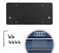 Rear Bumper License Plate Bracket For Audi Q7 2010-2023 Holder Set W 8 Unique Screw Bolts Wrench Kit Tag Mounting Quality 