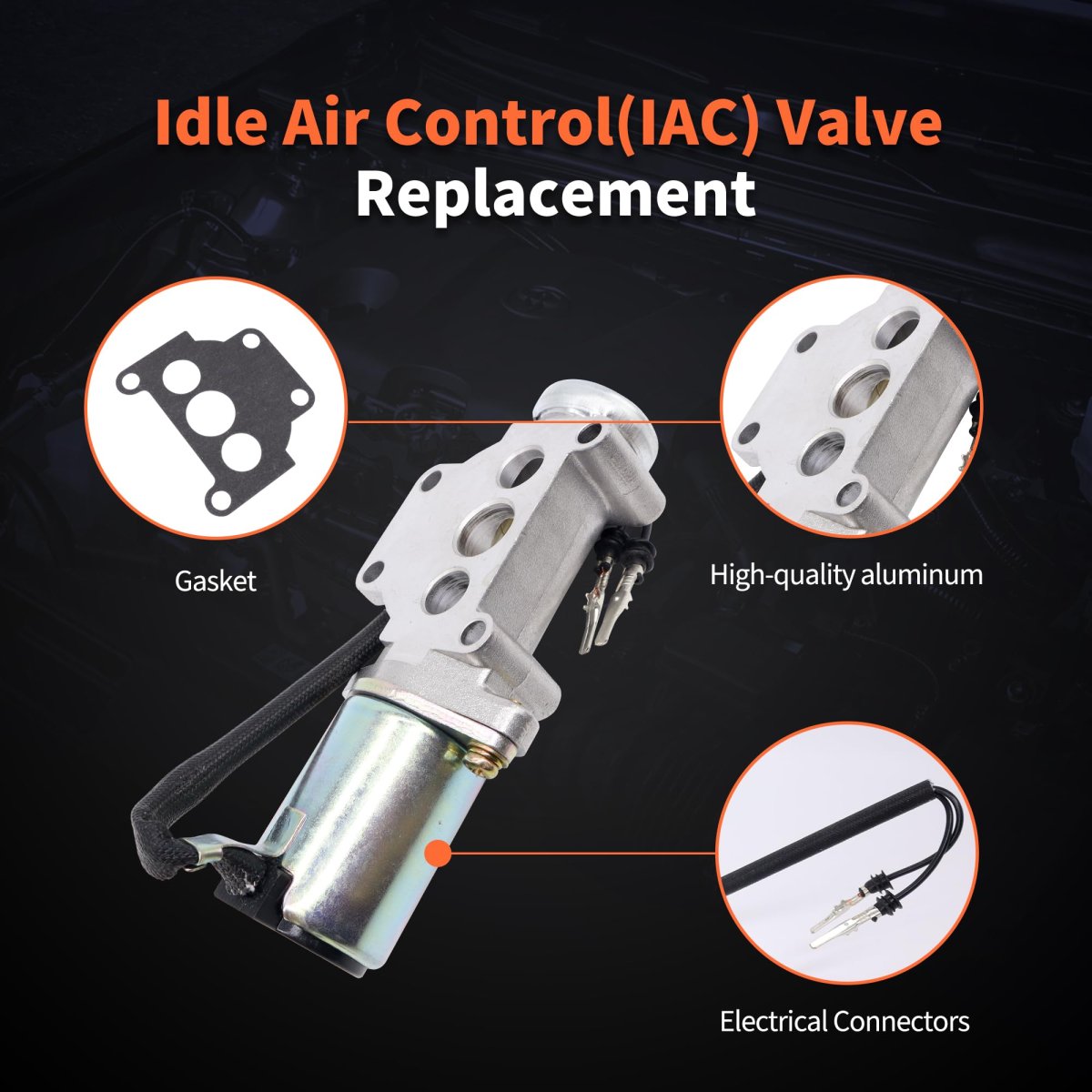Ac87 Idle Air Control Valve For Nissan D21 Pickup 1990 2002 Ichi Van 1991 1994 Np300 2009 1986 Replaces 2h1258 237810f300