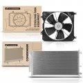 A-premium A C Condenser Cooling Fan Assembly Compatible With Acura Rdx 2007 2008 2009 2010 2011 2012 2 3l 2-set Replace