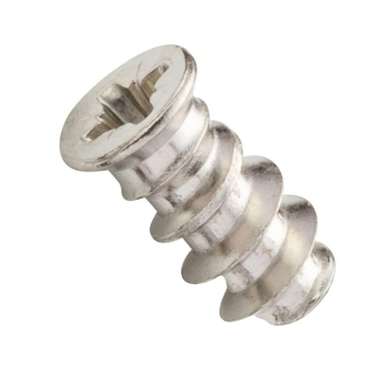 Centerline 5mm X 13mm Flat Head Pozi Drive Euro Screws Nickel 100-pack