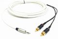 1 Foot 3 5mm To 2 Rca Plenum Cl3p Stereo Audio Cable Male 