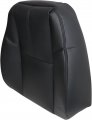 Secosautoparts Driver Or Passenger Side Bottom And Lean Back Seat Covers Black Center Console Cover Fit For Chevrolet Silverado