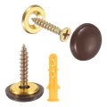 12 Pcs 16 8 Mm Decorative Caps Cover Nails Zinc Alloy Screw Covers Mirror Fixing Screws For Mirrors Coffee Tables Wooden Or 