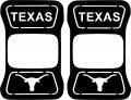 Jeeptails Texas Longhorn Tail Lamp Light Covers For Jeep Gladiator 