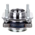 513297 Wheel Hub Bearing Assembly With Abs 5 Lugs For 2007 2012 Sentra Alloy Steel Front Silver