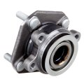 513297 Wheel Hub Bearing Assembly With Abs 5 Lugs For 2007 2012 Sentra Alloy Steel Front Silver