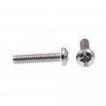 Prime-line Machine Screw Round Head Slotted Phillips Combo 12-24 X 1 In Grade 18-8 Stainless Steel Pack Of 25