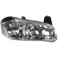 Headlightsdepot Chrome Housing Halogen Headlight For Nissan Maxima 2000-2000 Includes Right Passenger Side Headlamp 