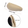 X Autohaux Pair Car Center Seat Armrest Cover Microfiber Leather Beige For Toyota Sienna 2011-2018