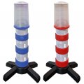 Electriduct Road Emergency Beacon Led Flare Kit With Storage Case Red Blue 3 Kits