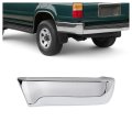 Rear Bumper End Cap For 1990-1995 Toyota 4runner Sr5 Replace 5210789104 To1104104 Steel Chrome Silvery Left 