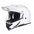Triangle Full Face Motorcycle Helmet Atv Dirt Bike Dual Sport Off-road For Men Dot Approved Large Gray 