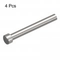 Uxcell Straight Ejector Pins 10mm 25 64 Dia 65mn Steel Round Tip Punch 100mm 4 Long For Mechanical Maintenance 4pcs