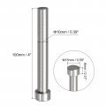 Uxcell Straight Ejector Pins 10mm 25 64 Dia 65mn Steel Round Tip Punch 100mm 4 Long For Mechanical Maintenance 4pcs