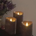 Candle Choice Battery Operated Flameless Candles With Timer Real Wax Realistic Flickering Electric Led Pillars Automatic