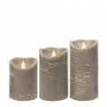 Candle Choice Battery Operated Flameless Candles With Timer Real Wax Realistic Flickering Electric Led Pillars Automatic 