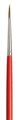 Da Vinci Oil Acrylic Series 1687 Paint Brush Round Light Ox Hair Sabeline With Red Handle Size 2 
