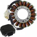 Glenparts Stator Regulator Rectifier Replacement For Yamaha Motorcycle R6 Yzfr6 Yzf-r6 1999 2000 2001 2002 Generator